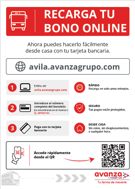 Recarga tu bono en nuestra web y evita esperas en la oficina
